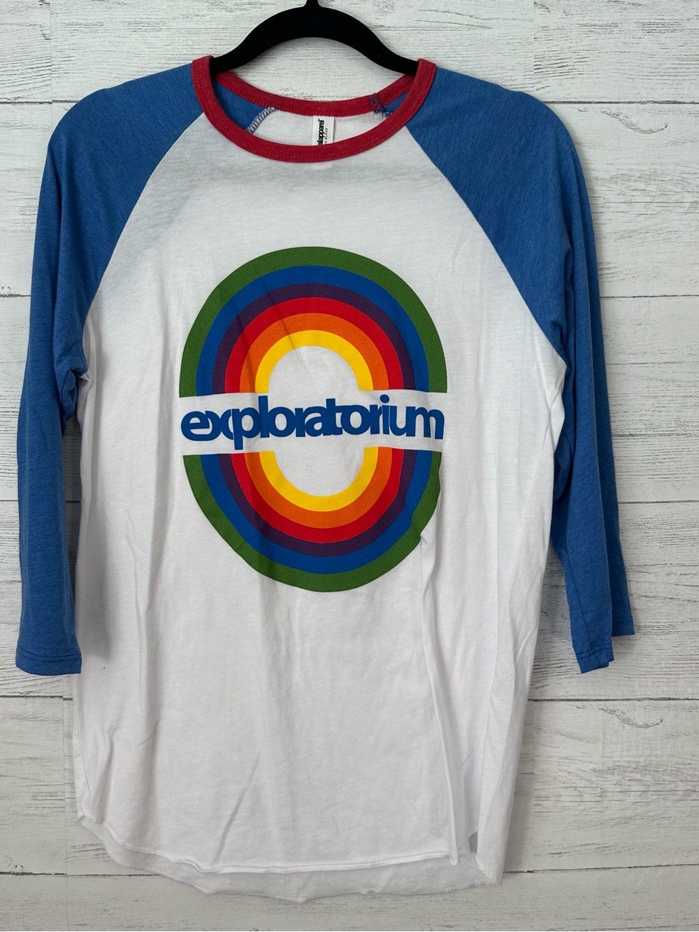 SF Exploratorium NWOT Raglan T Shirt size M